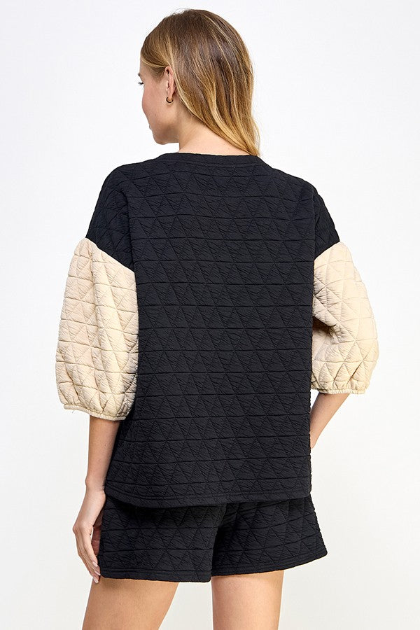 Colorblk Top