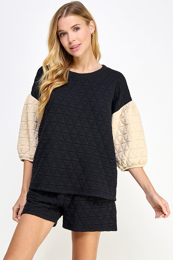 Colorblk Top