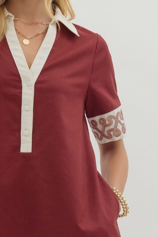 Crimson Rush Dress