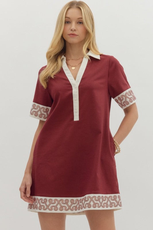 Crimson Rush Dress