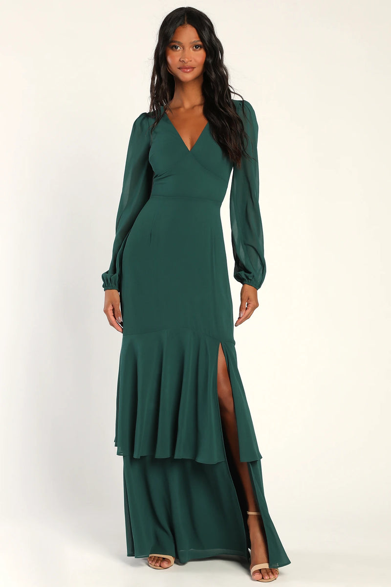 Flawless Emerald Dress by LuLu's