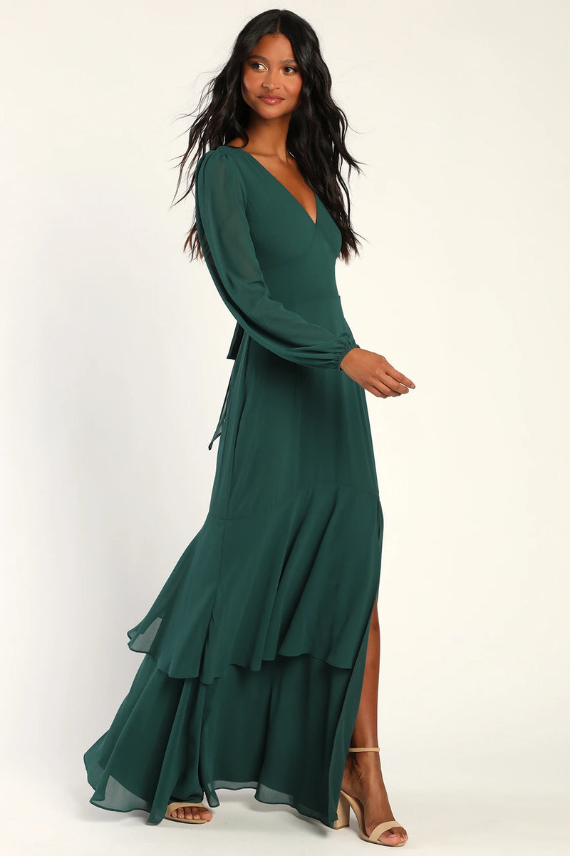 Flawless Emerald Dress by LuLu's