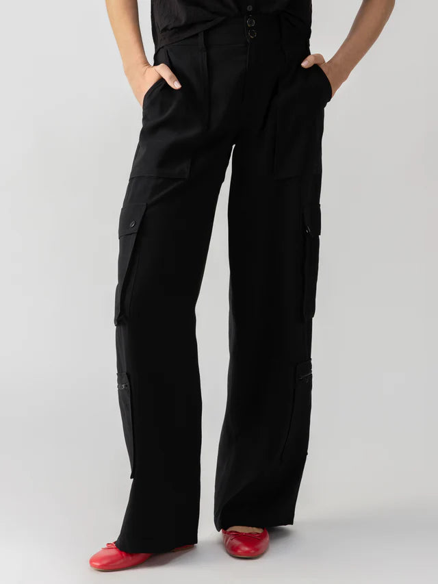 Ott Cargo Pant in Black by Sanctuary