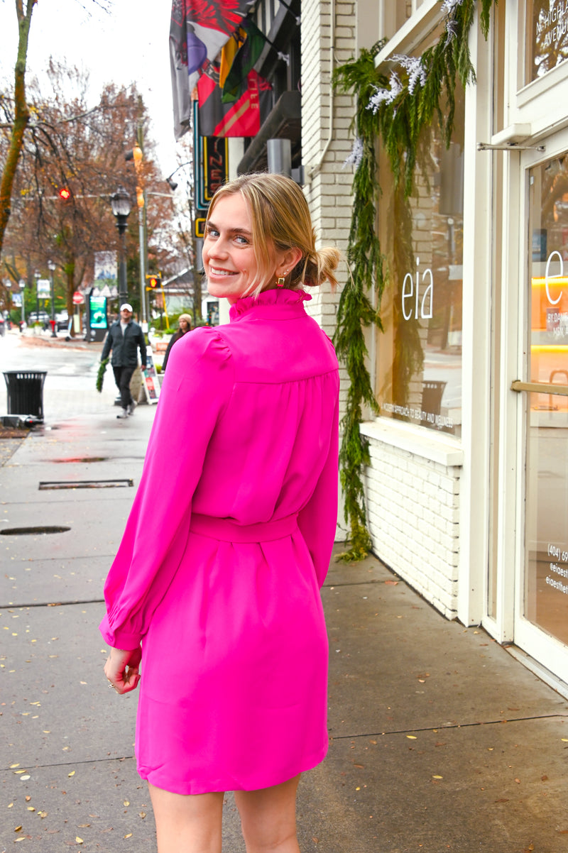 Shocking Pink Dress