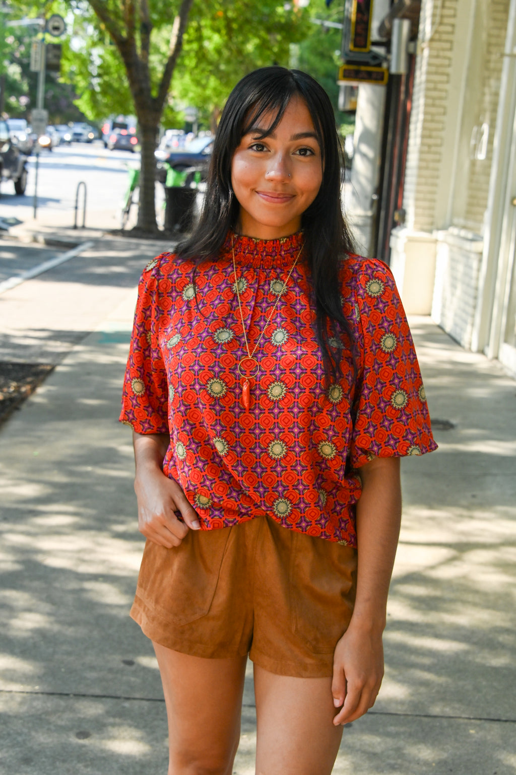 Faux The Record Suede Shorts