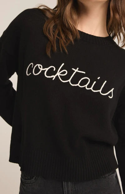 Cocktails Sweater by Zsupply