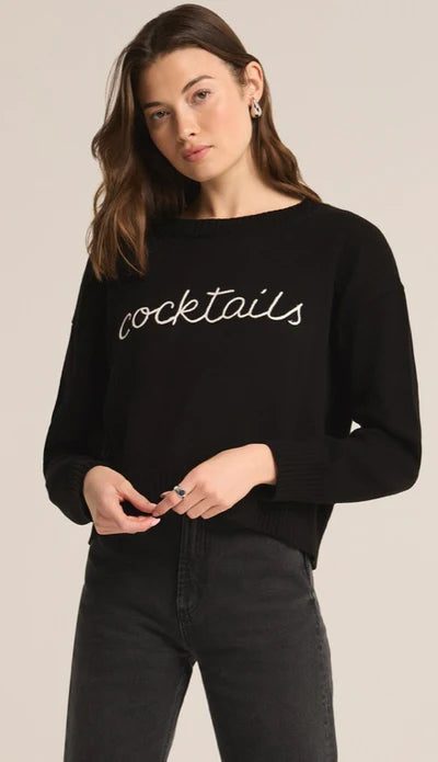 Cocktails Sweater by Zsupply