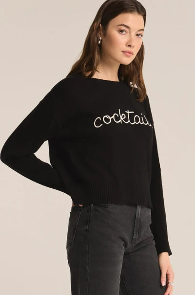 Cocktails Sweater by Zsupply