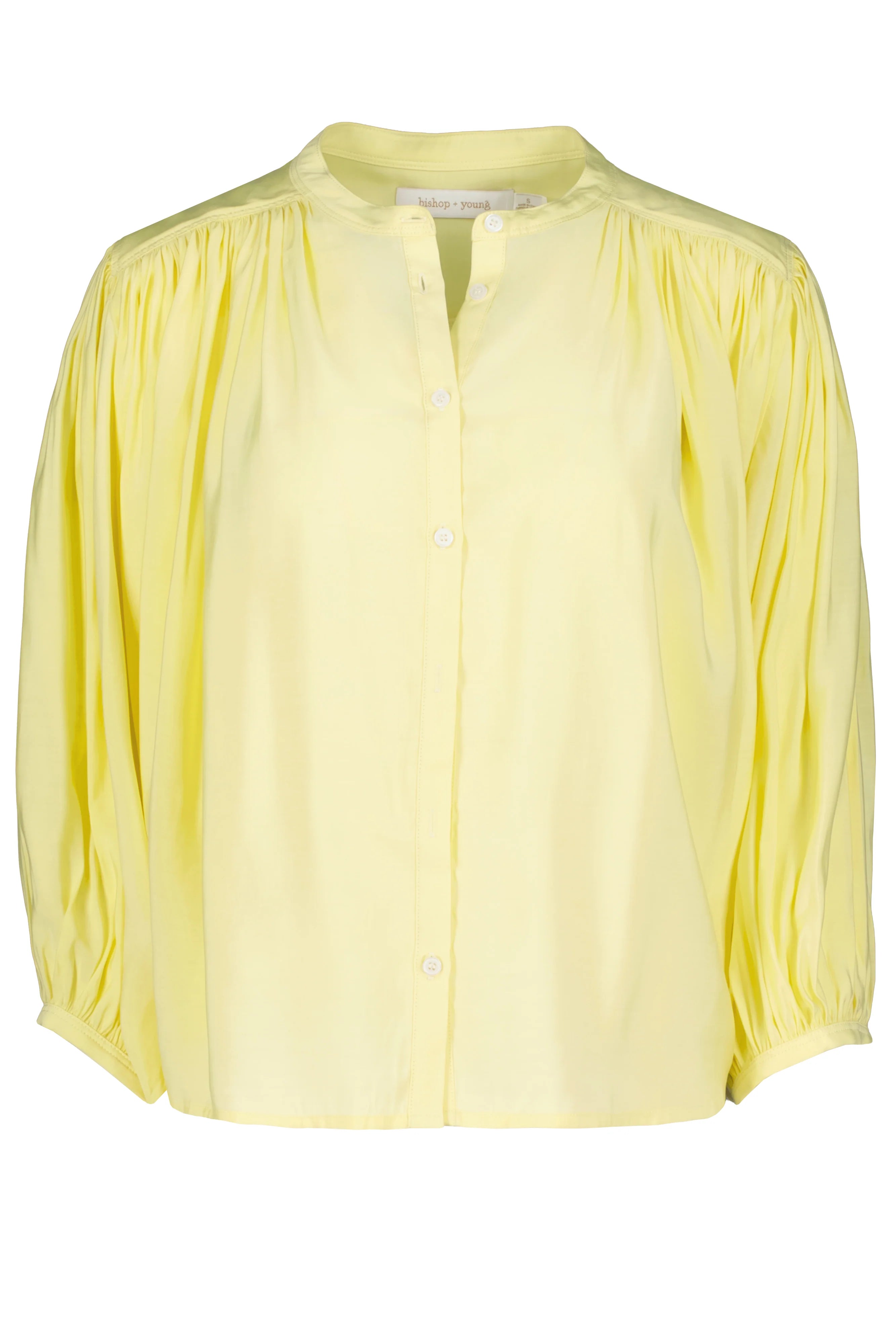hyeon ヘヨン　Isabelle blouse /lemon cream Bella Lemon Blouse – Dakota Js