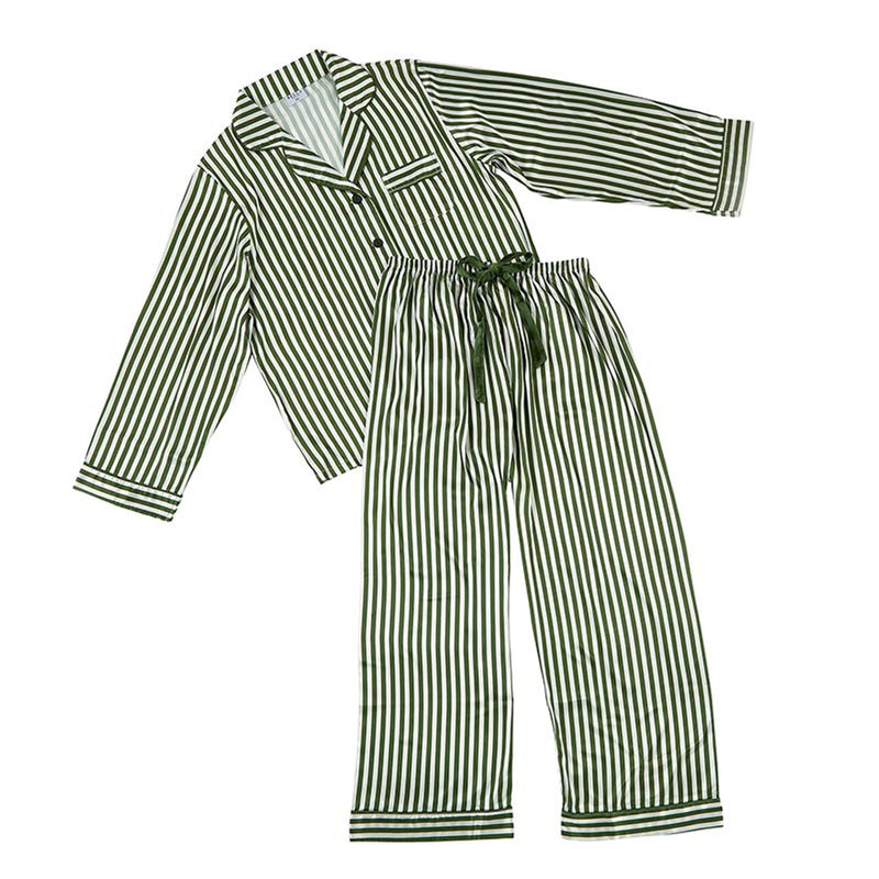 Green Stripe Pj's