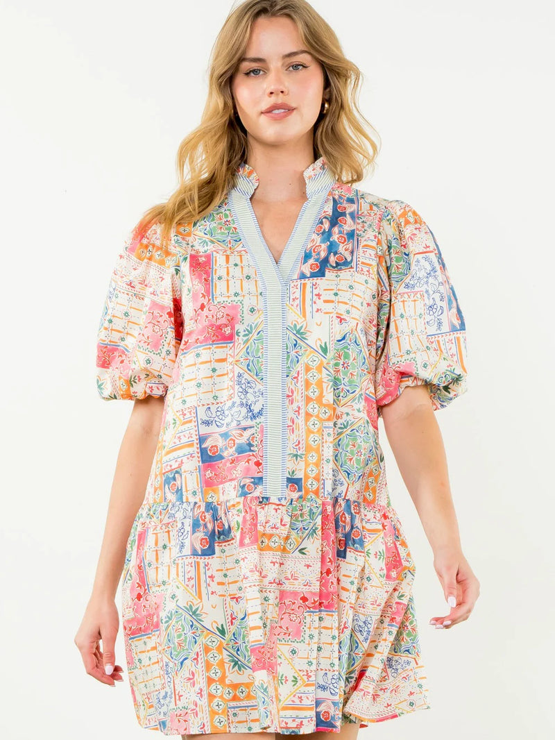 Patchwork Mama Dress by Thml