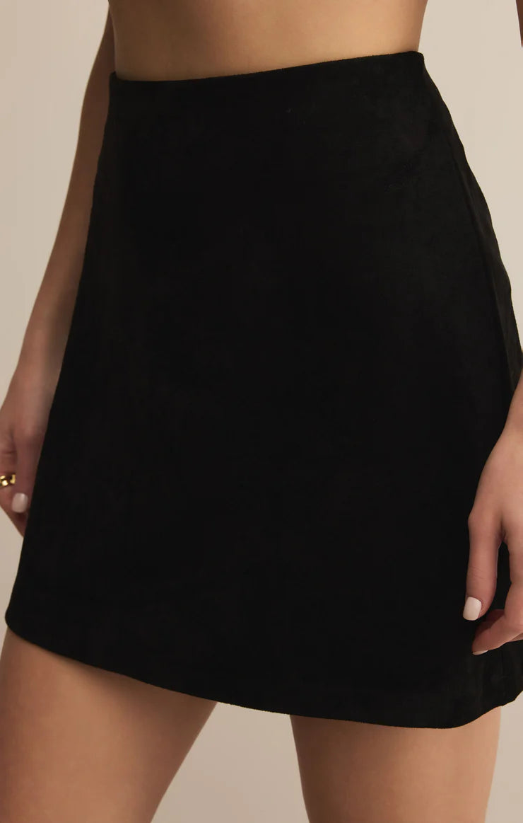 Suede Mini Skirt