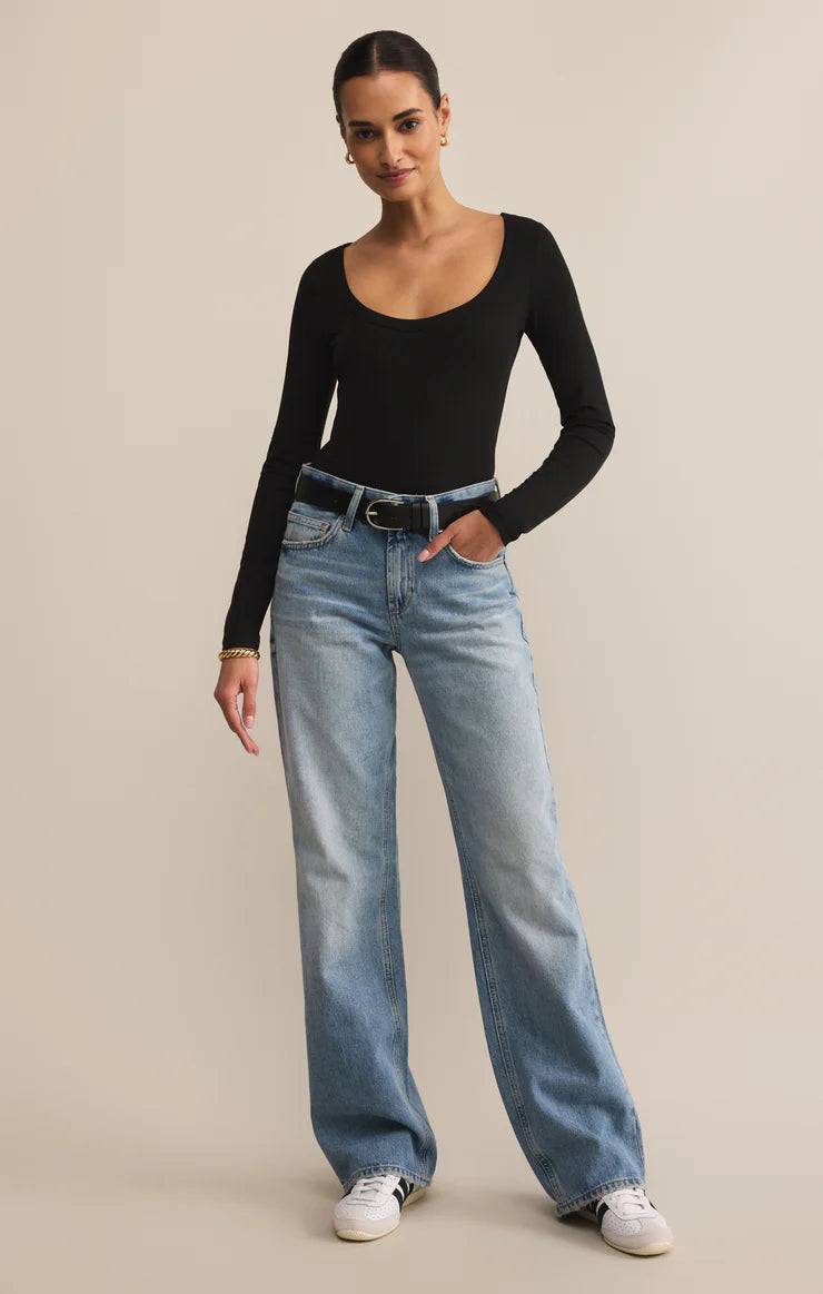 Lazy Day Top Black