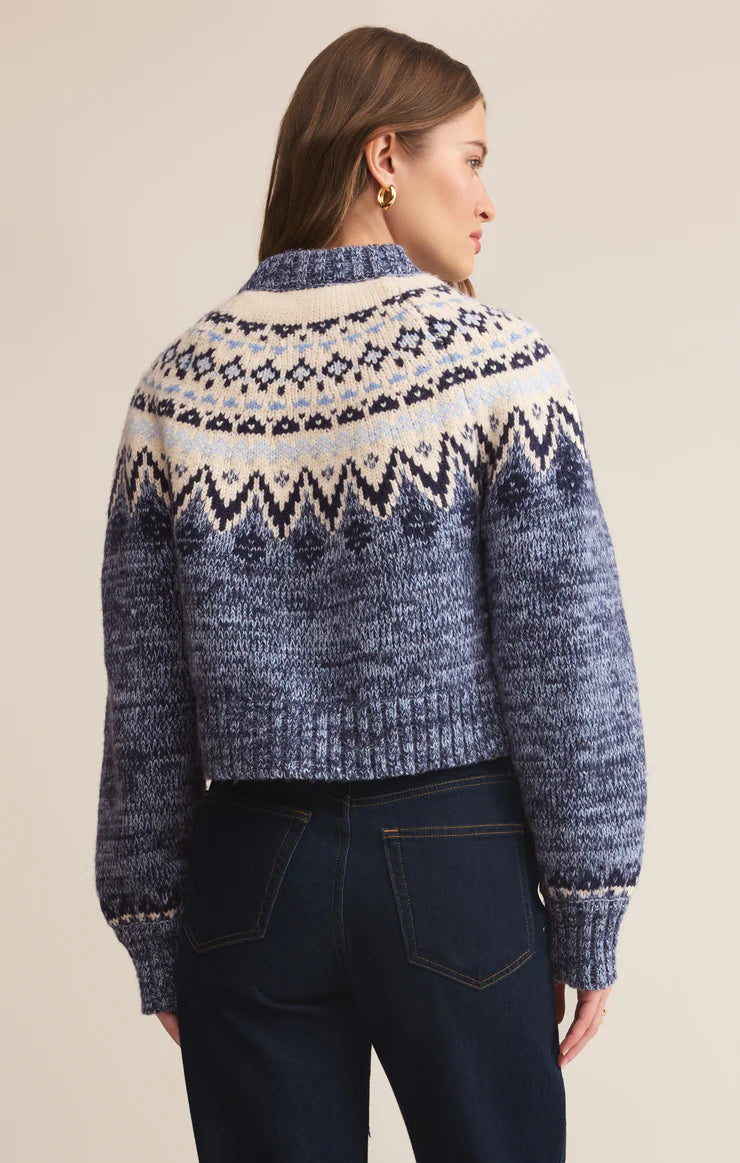 Fair Isle Navy Sweater
