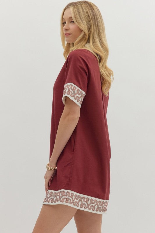 Crimson Rush Dress