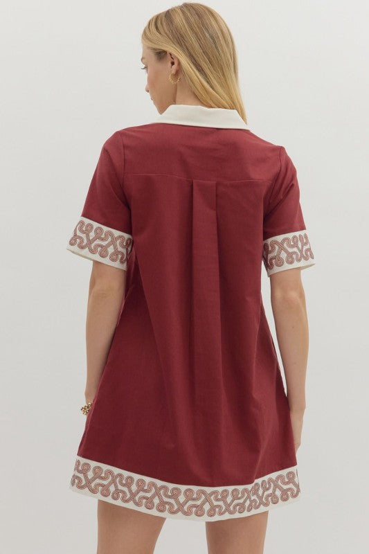 Crimson Rush Dress