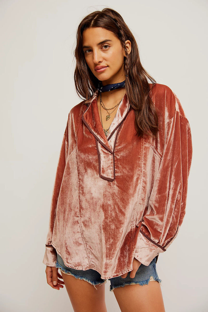 Luxy Velvet Top by Free People